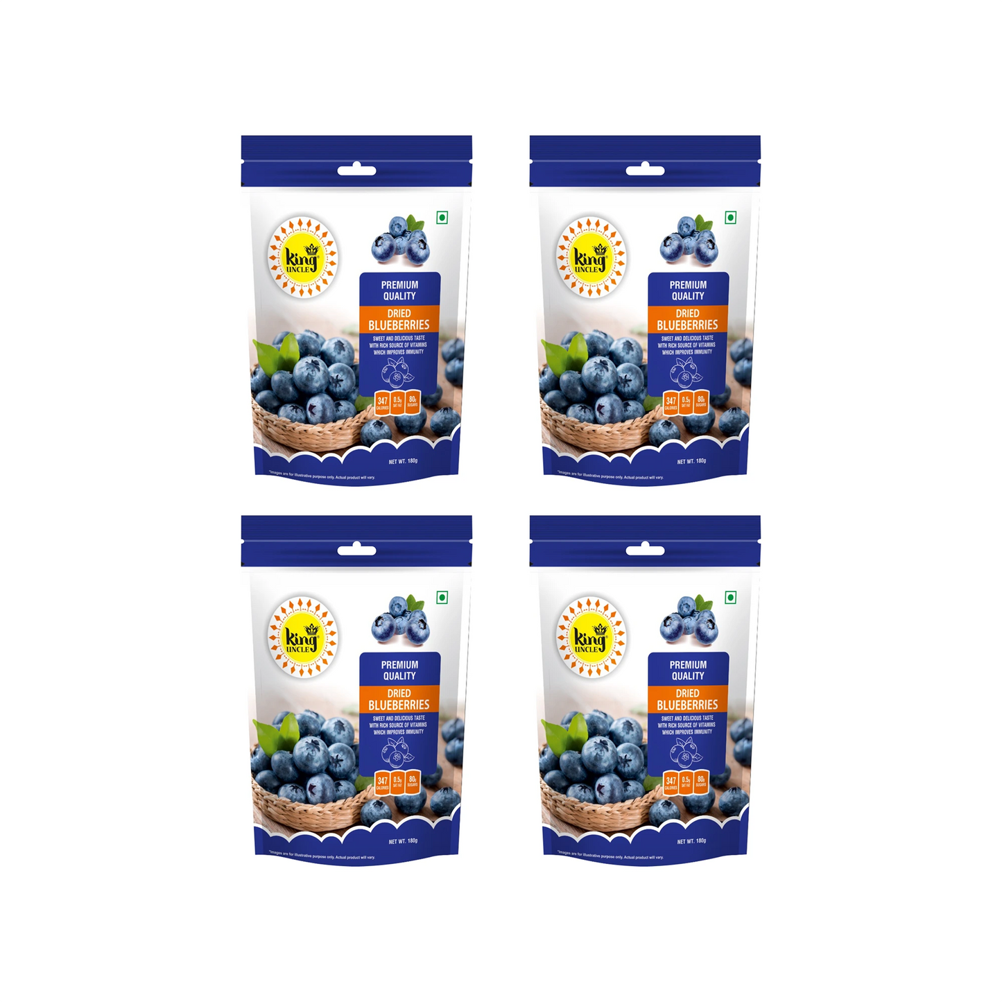 Dried Blue Berries