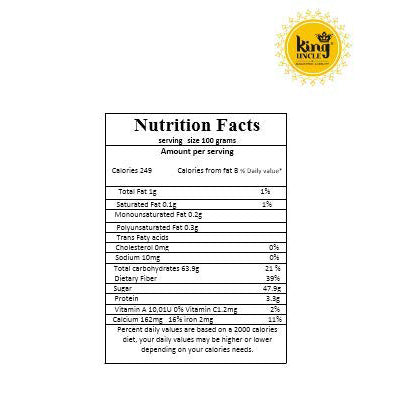 Afghan Anjeer/ Dried Figs Silver Class