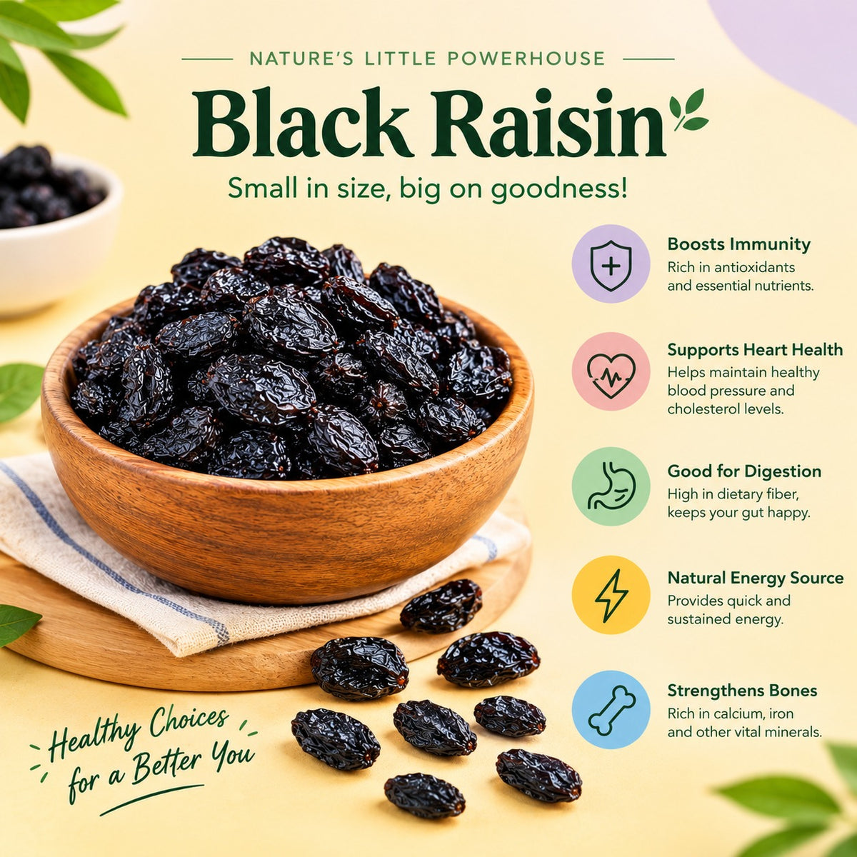 Black Raisins Seedless