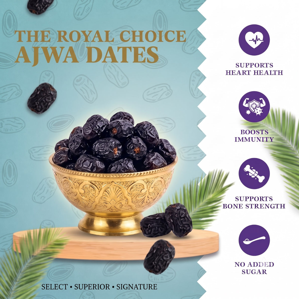 The Royal Choice Ajwa Dates