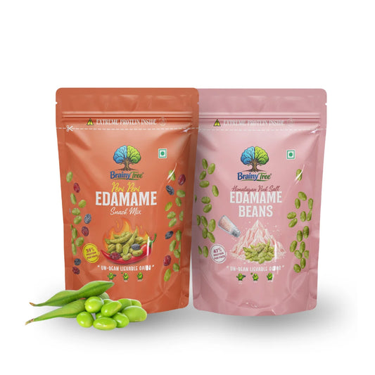 Edamame Snack Mix | Peri Peri & Himalayan Pink Salt