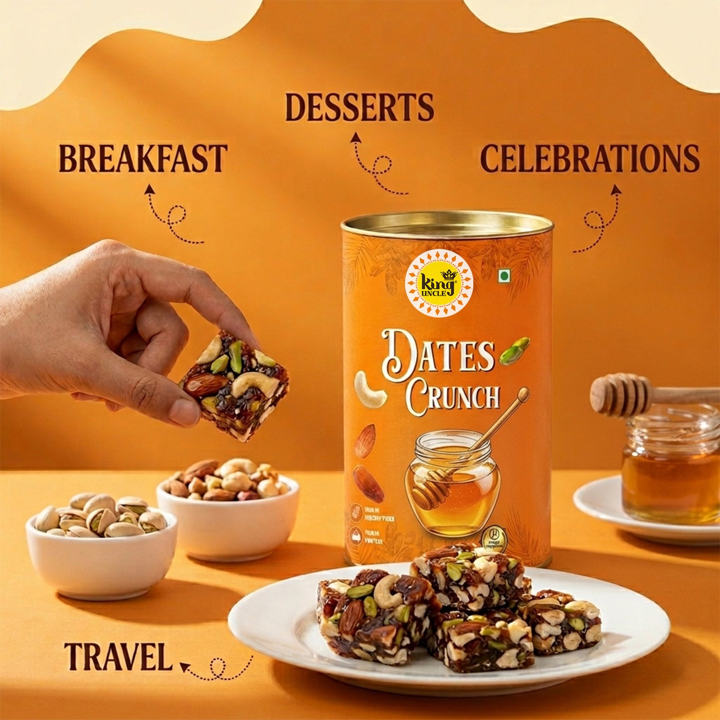 Dates Crunch - No added sugar