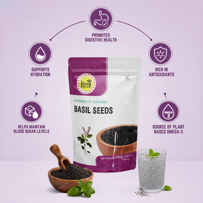 Combo Pack - Chia Seeds, Basil Seeds and Gond Katira