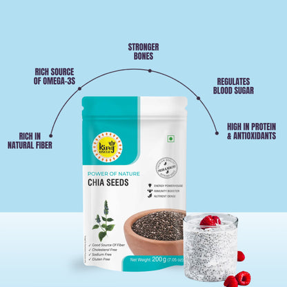 Combo Pack - Chia Seeds and Gond Katira Seeds
