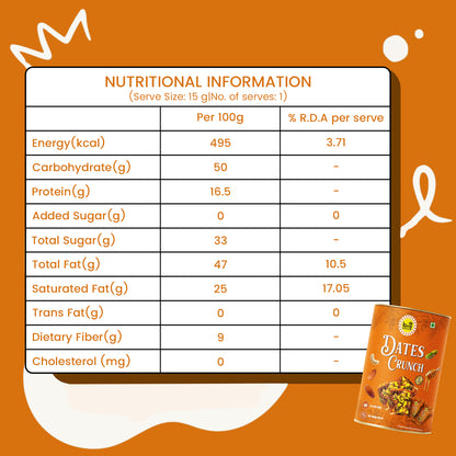 Dates Crunch - No added sugar | King Uncle