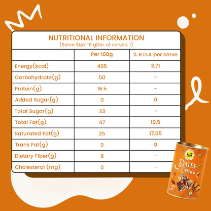 Dates Crunch - No added sugar
