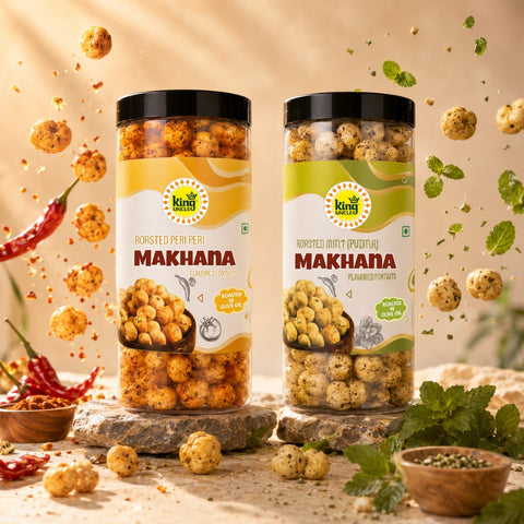 Roasted Makhana Combo | Peri Peri & Pudina Flavors