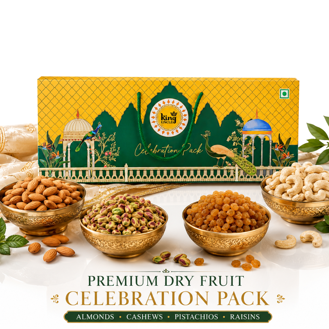 Premium Dry Fruit Celebration Pack Including Rakhi