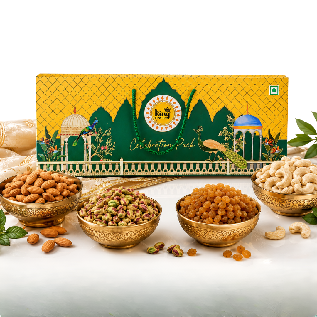 Premium Dry Fruit Celebration Pack Including Rakhi