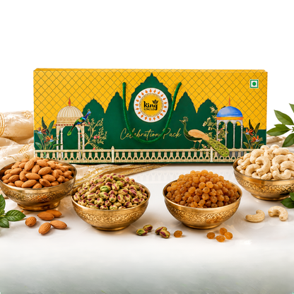Premium Dry Fruit Celebration Pack Including Rakhi