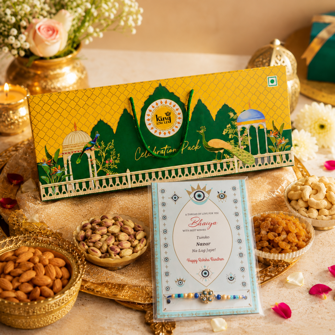 Premium Dry Fruit Celebration Pack Including Rakhi