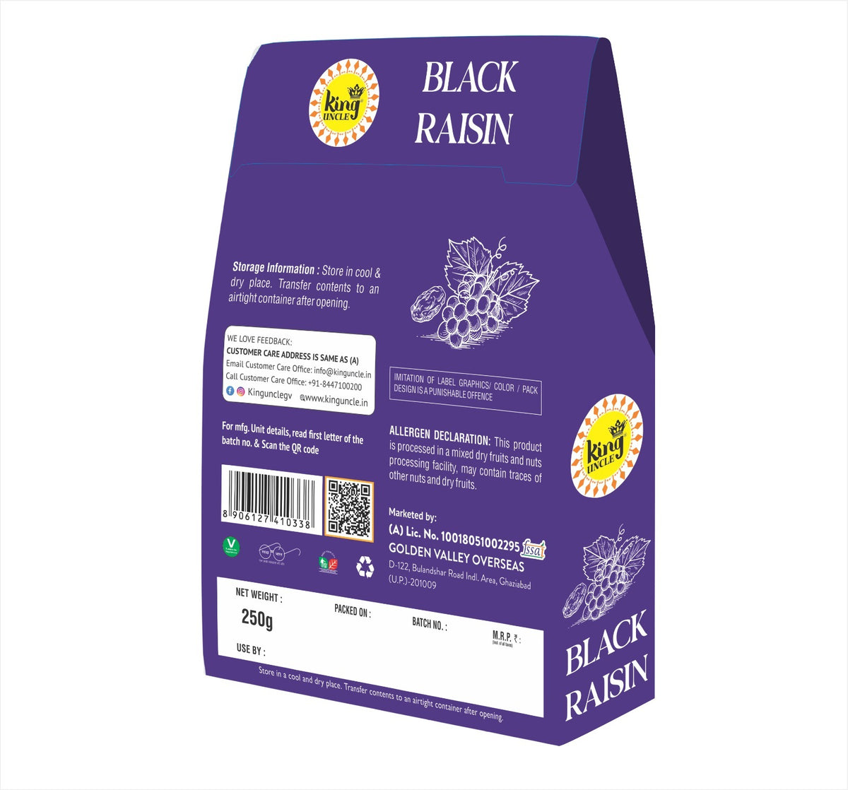 Black Raisins Seedless